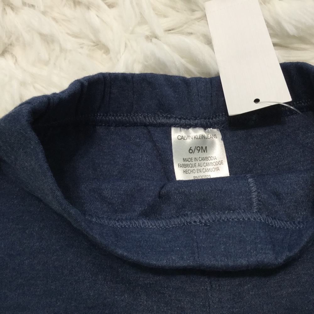 Calvin Klein- Gray and Blue 3pc Bodysuit & Pants - Picture 3 of 16